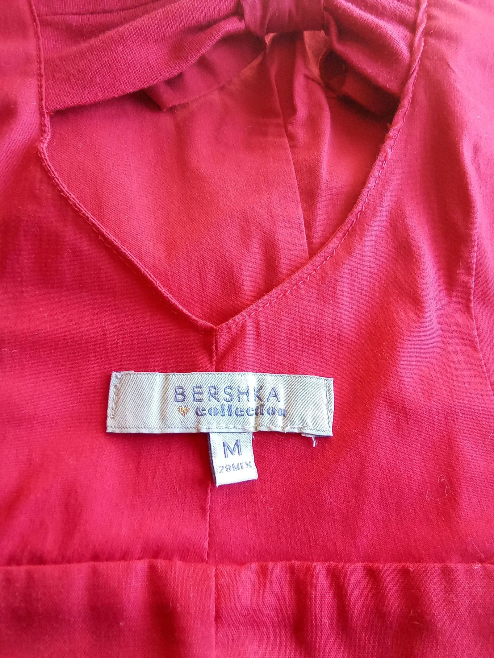 Red summer short dress – photo 4
